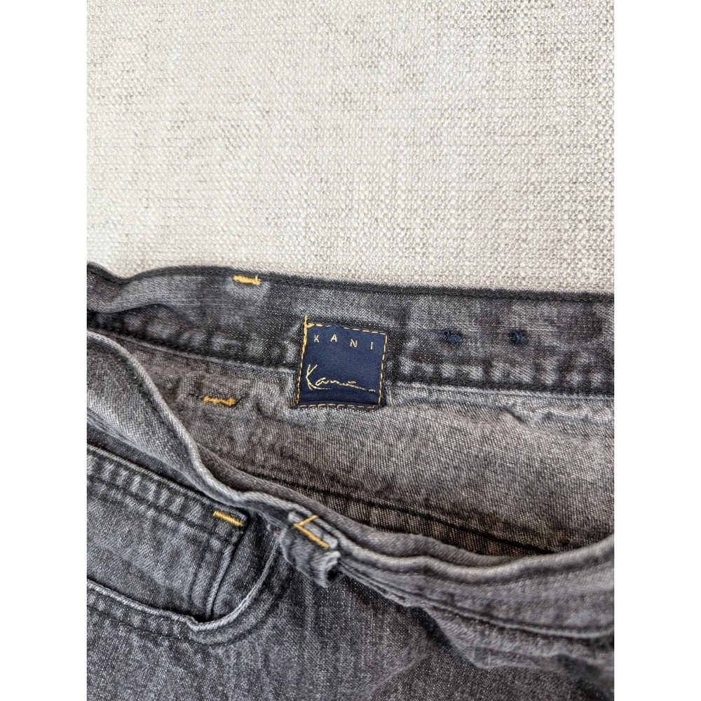 Karl Kani Gold Jeans Mens 38x34 (36X31) Distressed Baggy Loose Denim Y2K Hip Hop - Picture 10 of 12